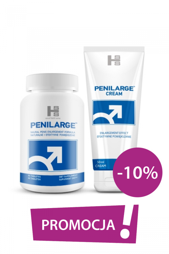 Penilarge 60 kapsułek + Penilarge Cream 50 ml – zestaw na powiększenie penisa
